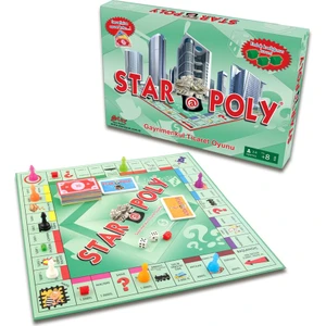 Poly (Monopoly) Eğlenceli Yerli Şehirler Emlak Ticaret Oyunu