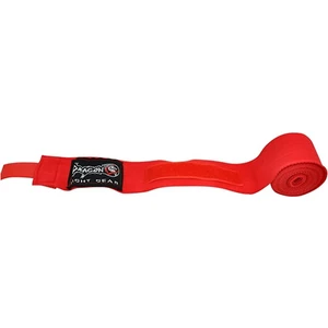 Boks Kickbox Muay Thai Sanda Elastik El Bandajı 3,5 Metre x 2 Adet Kırmızı -83811