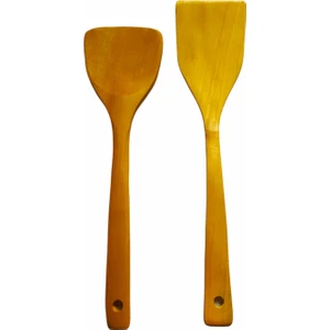 Naturalife Labs Ahşap Bambu Spatula Seti 2'li