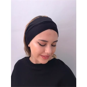 ALLURİNG Kadın Siyah Tek Çapraz Saç Bandı