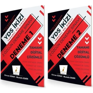Pelikan Tıp Teknik Yayıncılık YDS İkizi 2 Deneme Dijital Çözümlü