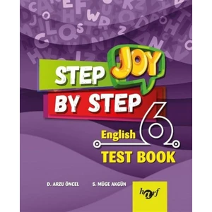 Harf Eğitim Yayıncılık Step By Step Joy 6. Sınıf English Test Book