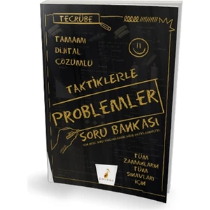 Pelikan Tıp Teknik Yayıncılık Tecrübe Taktiklerle Problemler Tamamı Dijital Çözümlü Soru Bankası