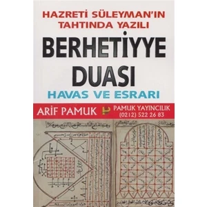 Berhetiyye Havas ve Esrarı (DUA-012) - Arif Pamuk