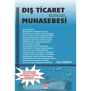 Dış Ticaret Işlemleri Muhasebesi - Yaser Gürsoy