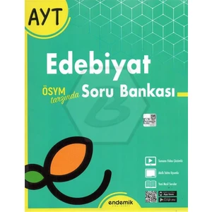 Endemik Yayınları AYT 2022 Edebiyat Soru Bankası