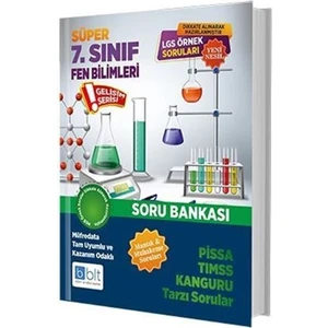 Bulut Eğitim ve Kültür Yayınları Süper 7.sınıf Fen Bilimleri Soru Bankası