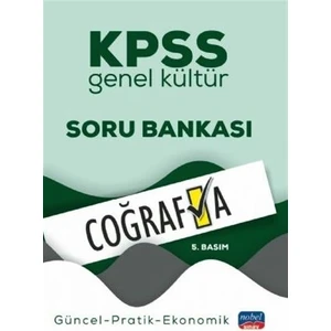 Nobel Sınav Yayınları KPSS Lisans Mezunları Için Genel Kültür Coğrafya Soru Bankası