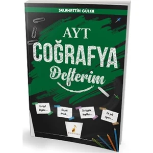 Pelikan Tıp Teknik Yayıncılık 2021 AYT Coğrafya Defterim