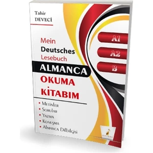 Pelikan Tıp Teknik Yayıncılık Almanca Okuma Kitabım A1 - A2 - B Seviyesi 2023