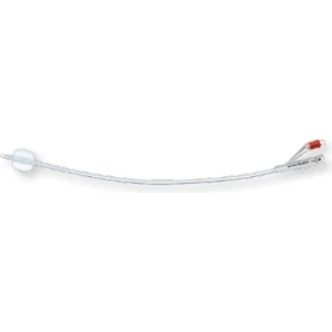 2 Yollu Silikon Foley Idrar Kateteri Rüsch Brillant 171305 No: 18 Kırmızı