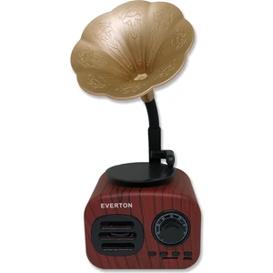 RT-705 Gramafon Görünümlü Bluetooth Hoparlör & Mini Radyo