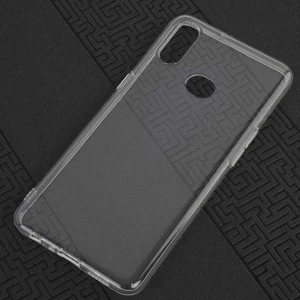 Samsung Galaxy A10S Kılıf Şeffaf Silikon Hibrit Case