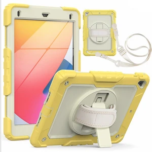 Apple iPad Air 1 9.7" Kılıf Renkli Strap Zırh Case A1474 A1475 A1476