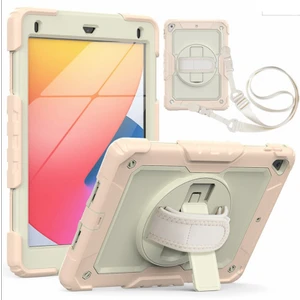 Apple iPad Air 2 9.7" Kılıf Renkli Strap Zırh Case A1566 A1567