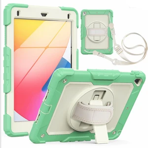 Apple iPad 5. Nesil 9.7" Kılıf Renkli Strap Zırh Case 2017 A1822 A1823