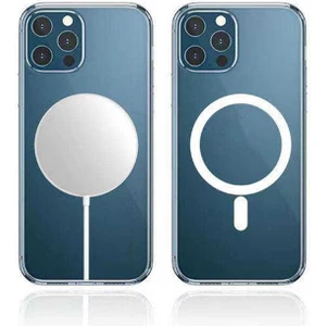 Apple iPhone 11 Pro Max Kılıf Şeffaf Magsafe Kapak