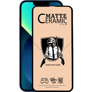 Kzy Apple iPhone 13 Tam Kaplayan Mat Seramik Nano Esnek Ekran Koruyucu Cam