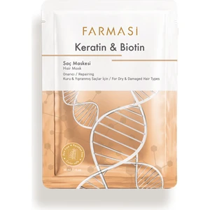 Keratin ve Biotin Saç Maskesi Onarıcı Etki 30 ml Kuru Saçlar İçin Özel