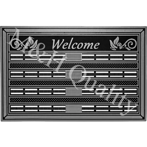 Welcome (Hoş Geldiniz) Yazlı Kapı Önü Paspası