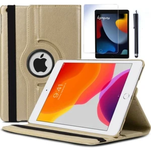 wowacs Apple iPad 9 Kılıf 9. Nesil (MK2P3LL) 10.2 Dönebilen Tablet Kılıfı + Ekran Koruyucu + Tablet Kalemi