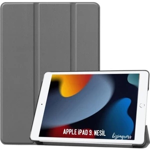 Wowlett Apple iPad 9 Kılıf 9. Nesil 10.2 Smart Folio Cover Akıllı Uyku Modlu Pu Deri Standlı Tablet Kılıfı