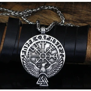 Daisy By Daisy Viking Mitoloji Hafıza Simgesi Raven Kuzgun Viking Kolye
