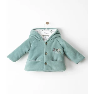 Pamuk Polar Erkek Bebek Kapüşonlu Mont