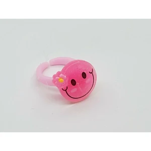 Trend Dünyası Gülen Pembe Smile Kız Çocuk Yüzük