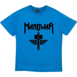 Manowar Baskılı T-Shirt