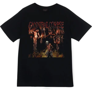 Cannibal Corpse Baskılı T-Shirt