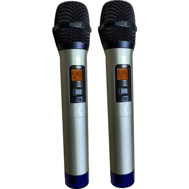 Denox Logic 802 Çift Telsiz Mikrofonlu 120WATT Stereo Amfi Fiyatı