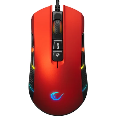 Rampage SMX-R600 Python Red 12400DPI Rgb Sağ ve Sol El Uyumlu Makrolu Oyuncu