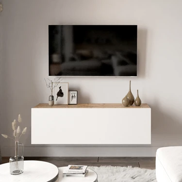 L'occi Concept Delphin 100 cm KapaklıTv Ünitesi DLP12-AW