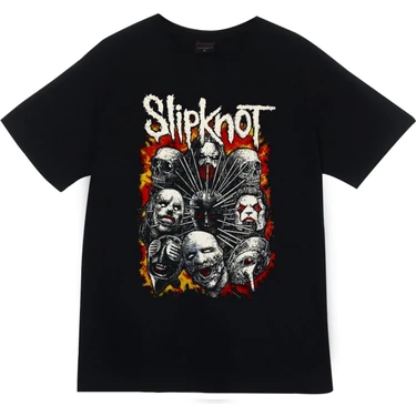 限定品Slipknot Tシャツ Downloadfestival stonedfame Slipknot Baskılı T-Shirt Fiyatı - Taksit Seçenekleri