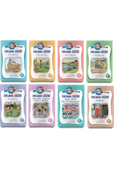 Evrensel Iletişim 1. Sınıf Mavi Boncuk Okuma Dizisi (8 Kitap)