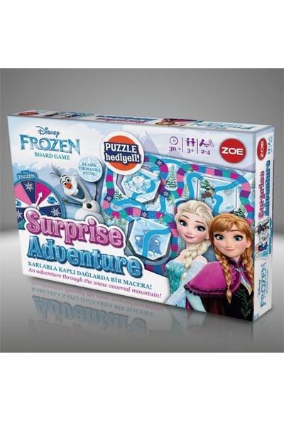 Takaloğlu Disney Frozen Board Game Puzzle Oyun Seti