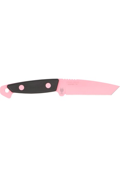 Turq Gear Wolf Tanto - Cubic G10 Black Elcik - Sleipner Pink Sherbet (Pembe Şerbet) Bıçak