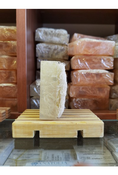 Anatolia Soap El Yapımı Doğal Kabak Lifli Keçi Sütü Sabunu 110 gr
