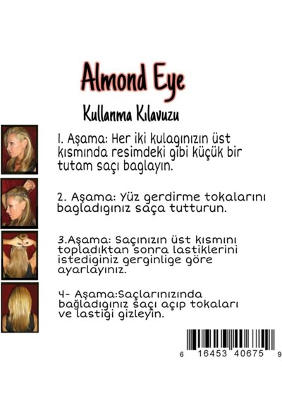 Almond Eye Kaş Kaldırma Aparatı