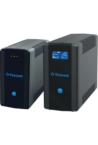 Tescom Leo+ 1200VA LCD, USB, RJ45 Modem Protect Güç Kaynağı