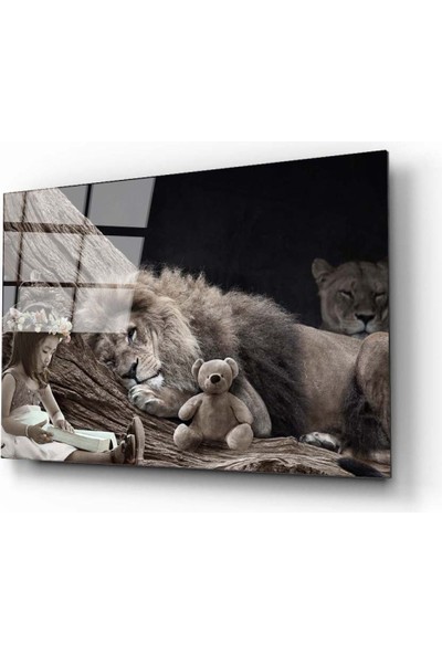Aras Glass Art Aslan Çocuk Cam Tablo