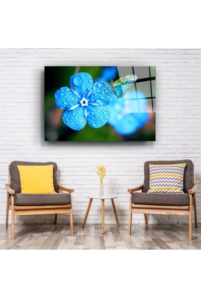 Aras Glass Art Çiçek Cam Tablo