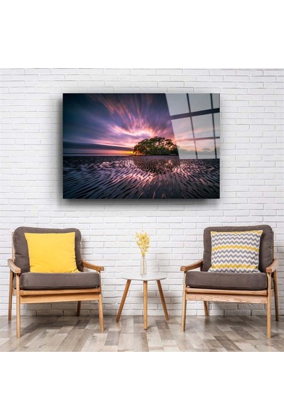 Aras Glass Art Manzara Cam Tablo