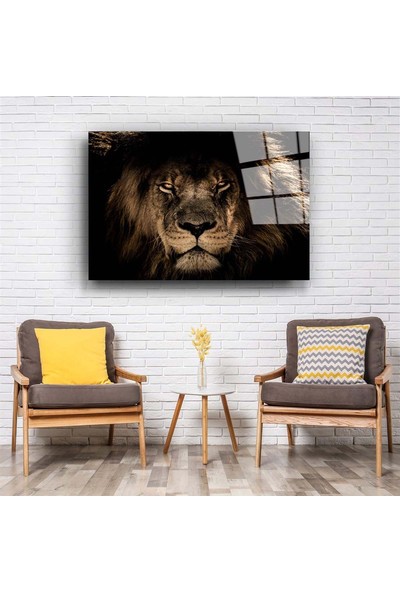 Aras Glass Art Aslan 1 Cam Tablo