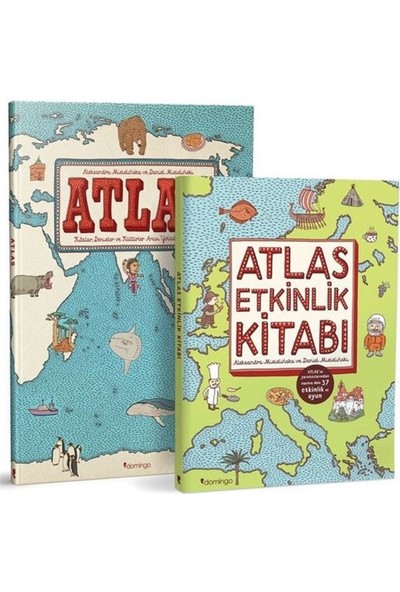 Atlas Set (2 Kitap Takım) - Aleksandra Mizielinska
