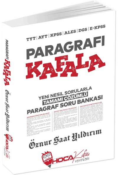 Hoca Kafası Yayınları 2022 Baskı Tyt-Ayt-Kpss-Ales-Dgs-E*kpss Paragrafı Kafala Soru Bankası