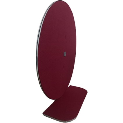 Raf Düzenekli Dart Arkalık. Yuvarlak Kırmızı. 72CM