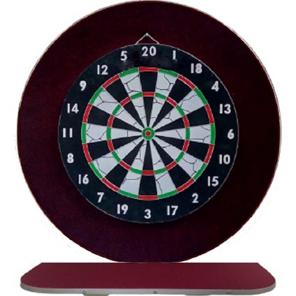 Raf Düzenekli Dart Arkalık. Yuvarlak Kırmızı. 72CM