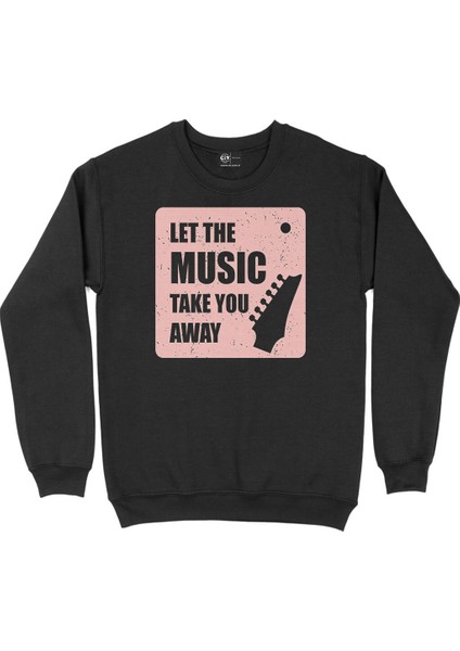 Life Is One Grand Siyah Sweatshirt
